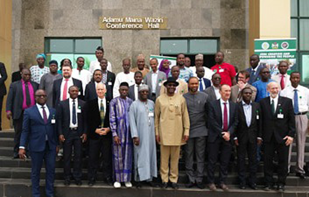 David Plattner with the African Union in Abuja Nigeria. Included in this photo are many of GGW’s country stakeholders, commissioners Senators and representatives from the UNCCD, IUCN, SOS Sahel, The European Commission, The World Bank, The Pan African Agency, Evergreen Agricultural Partnership